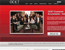 Tablet Screenshot of ockt.ie